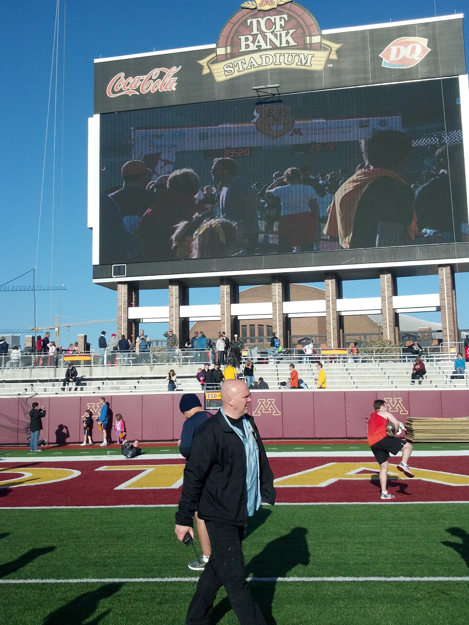Goldy's Run 5K after finish